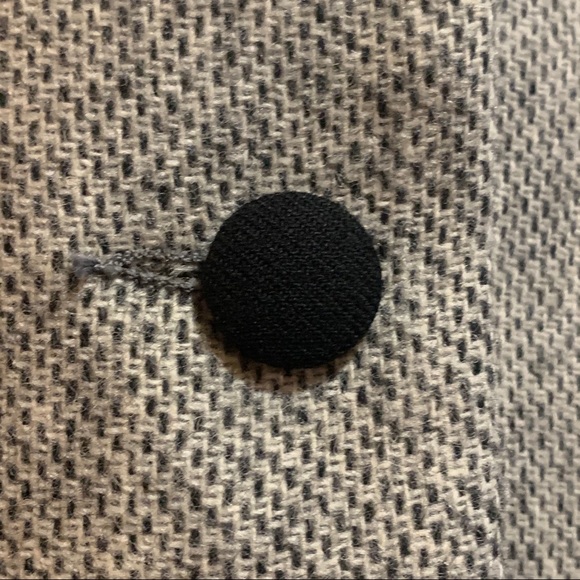 Triona Black White Donegal Tweed Blazer Jacket 14 - Picture 4 of 12